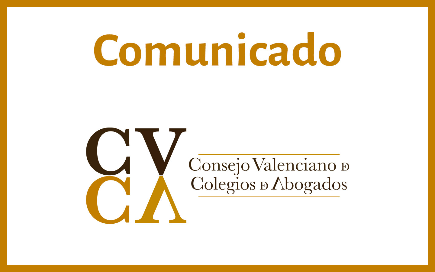 Comunicado CVCA
